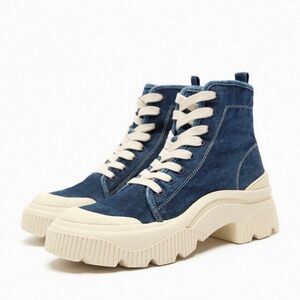 Denim High Top Sneakers